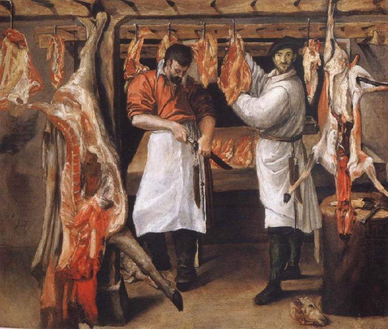 the butcher store, Annibale Carracci